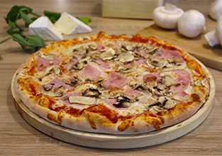 prosciutto funghi